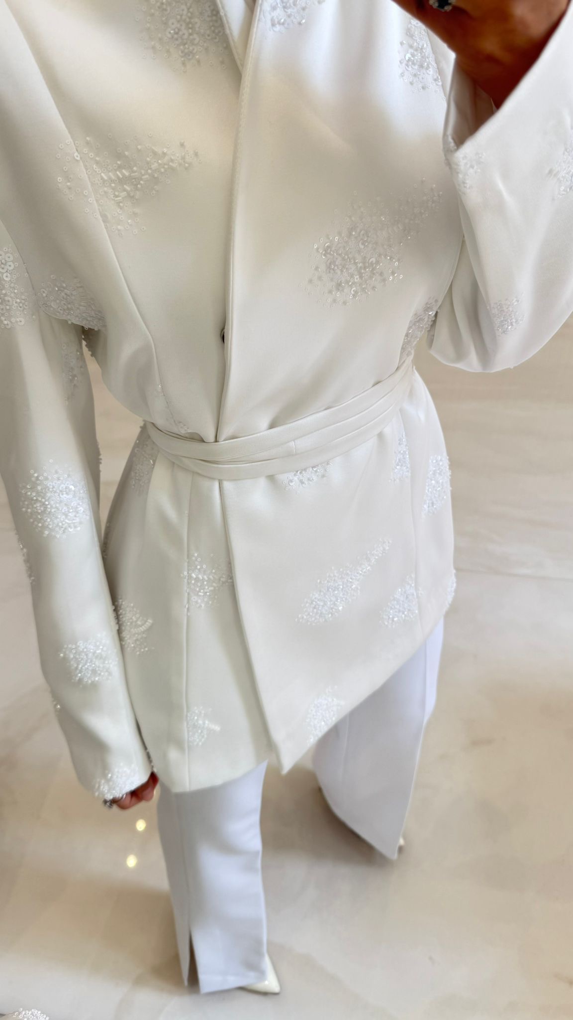 Eid - blazer white - الصورة 3