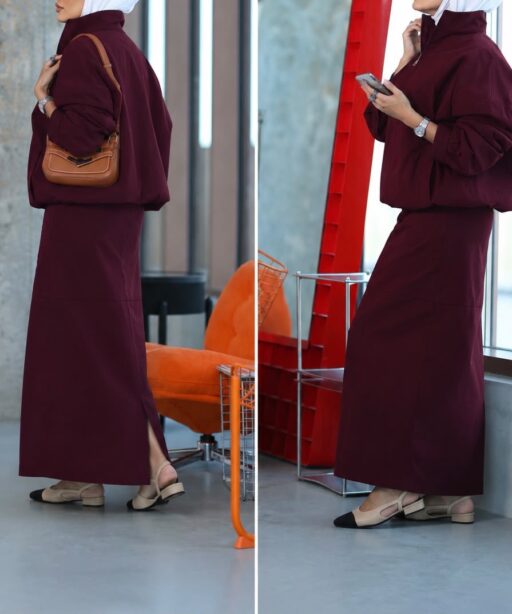 Burgundy set