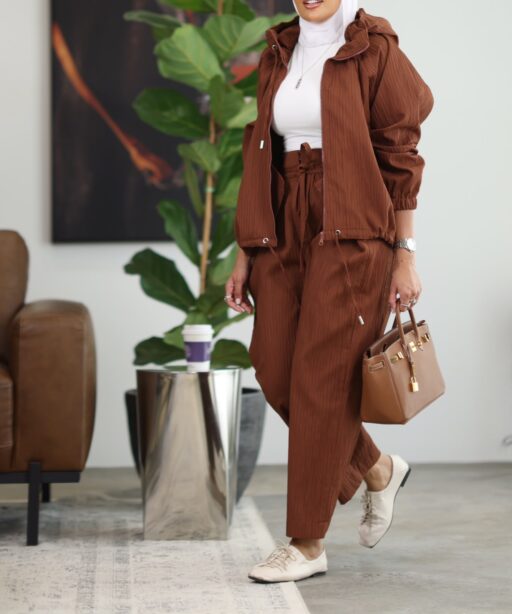 Alternative view of Cinammon set ( jacket +pants )
