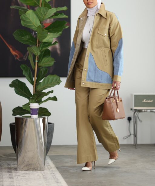 Alternative view of Denim set ( jacket + pants )