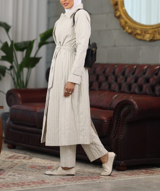 Creamy set ( jacket +pants )